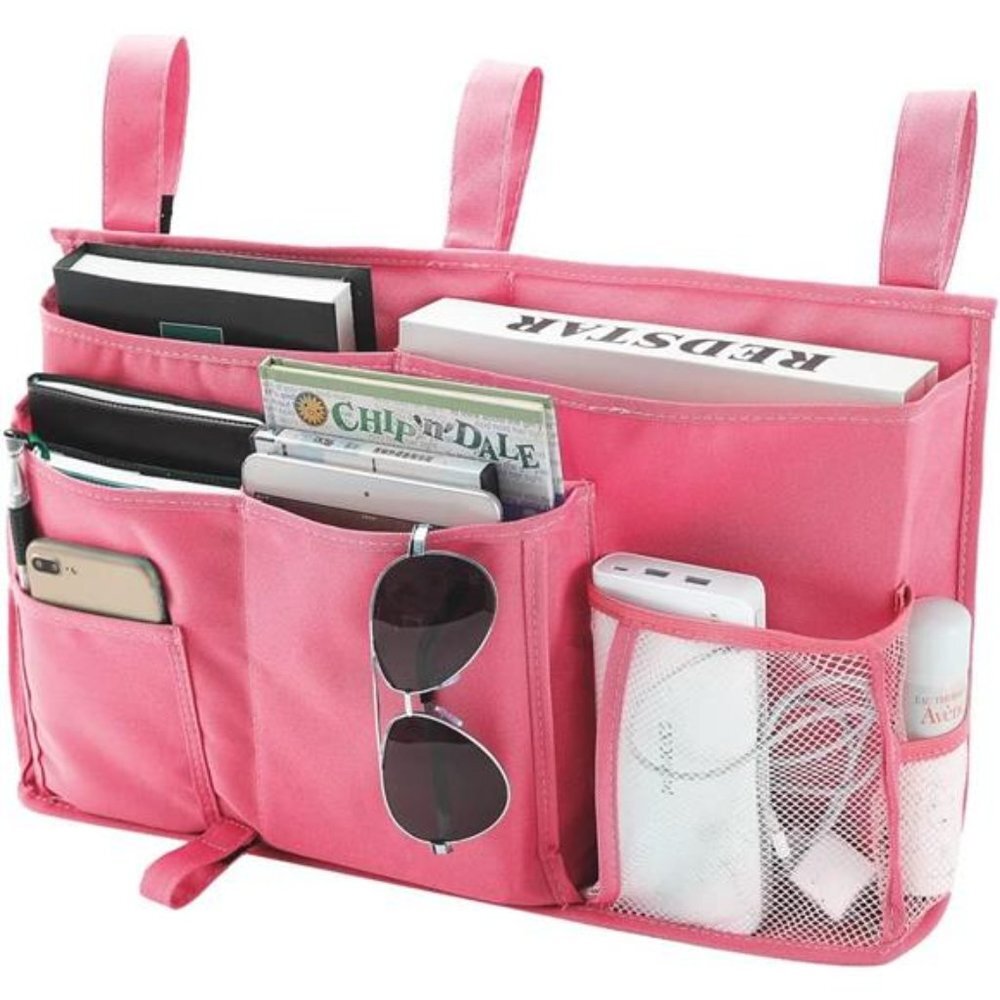 Bunk Bed Organizer, Bedside Caddy Hanging Bed Organizer Storage Bag 8 Pockets